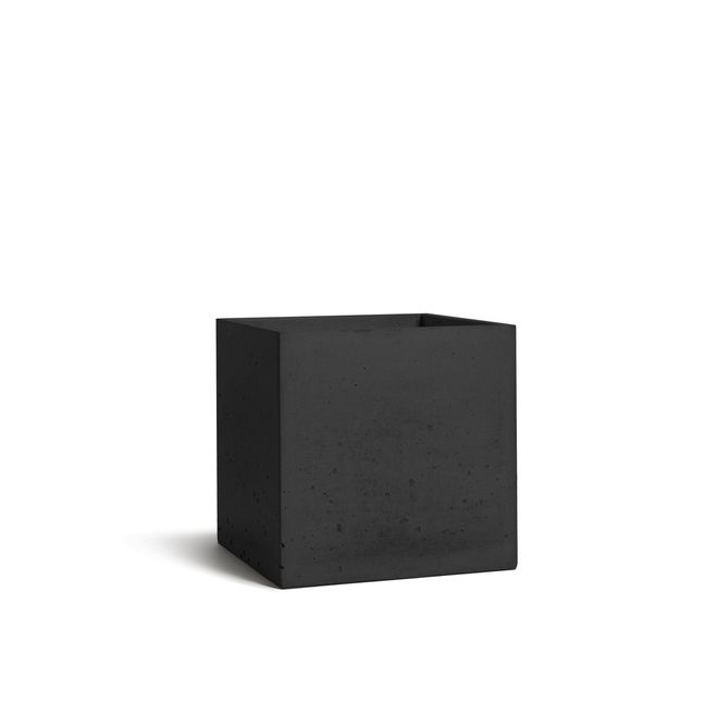 Кашпо из бетона «550*550*h550mm» черное